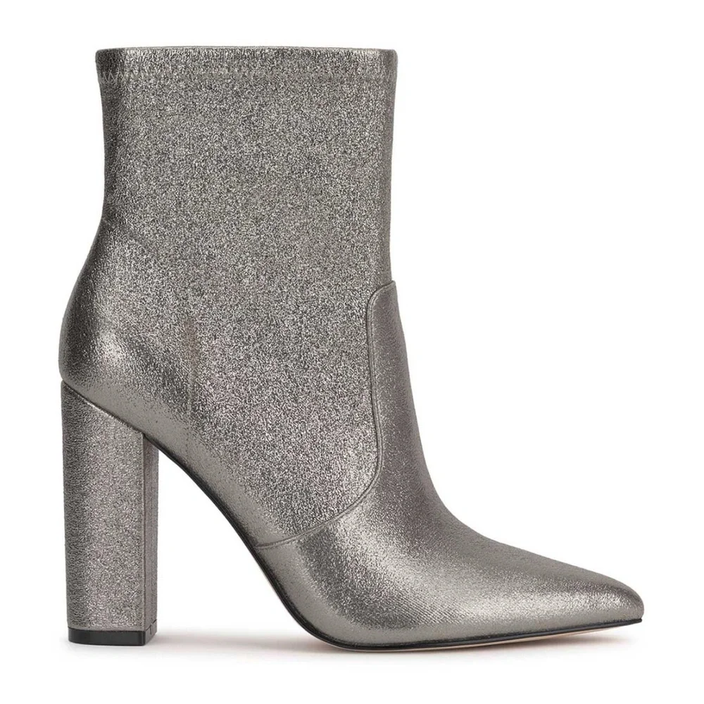 Jessica Simpson Narelle Pointed Toe Bootie in Pewter NEW Size 9 - Picture 5 of 5